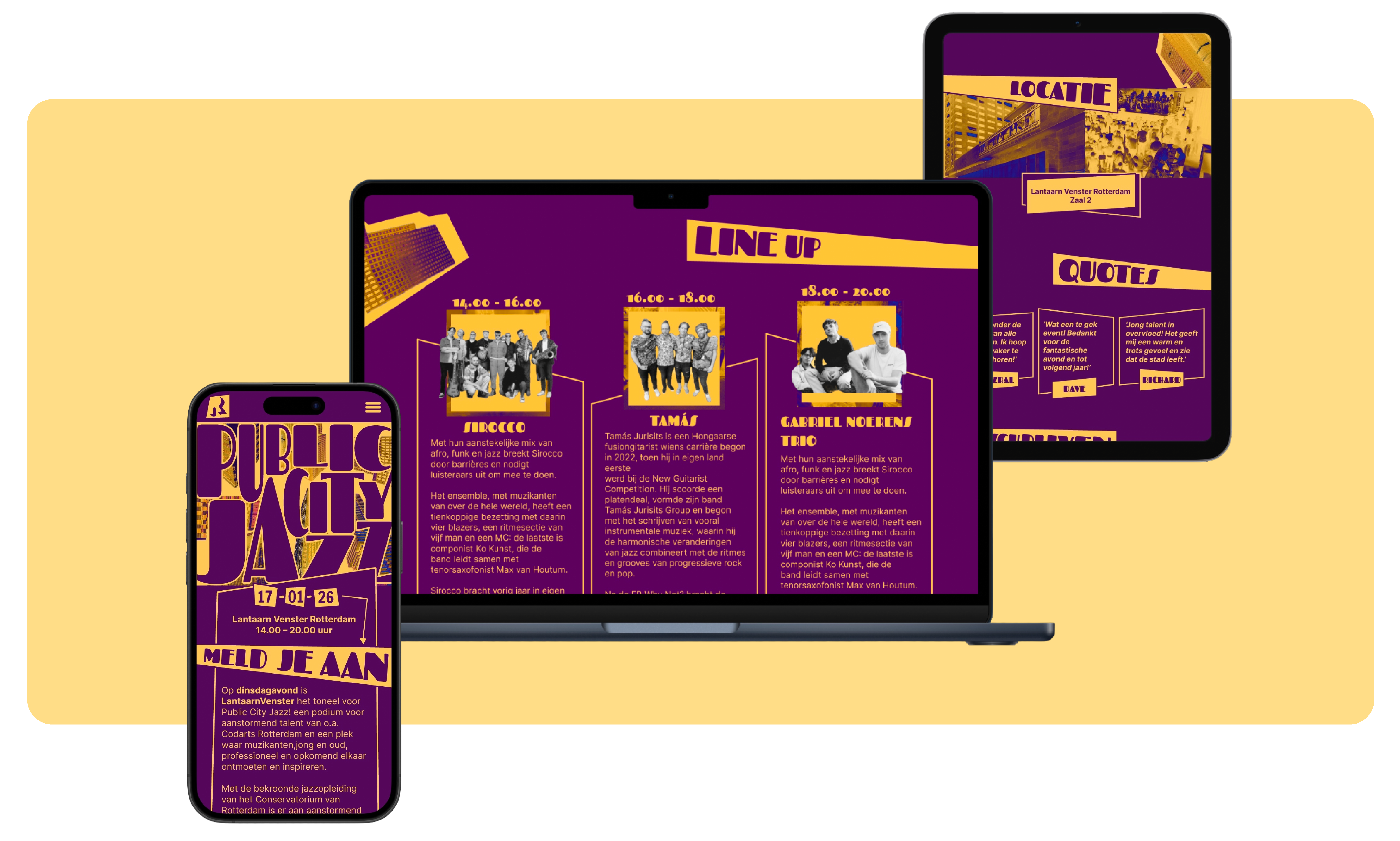 eindresultaat jazz event