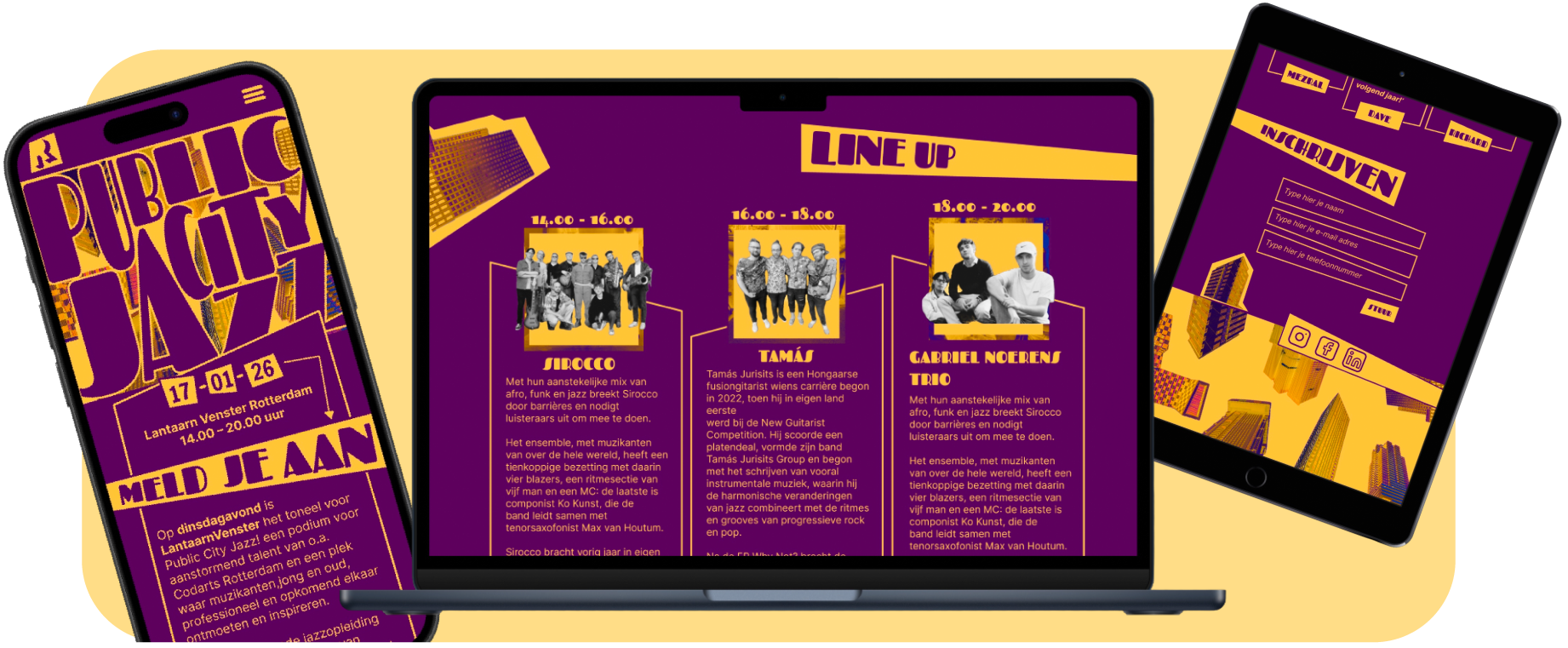 blok met project jazz event